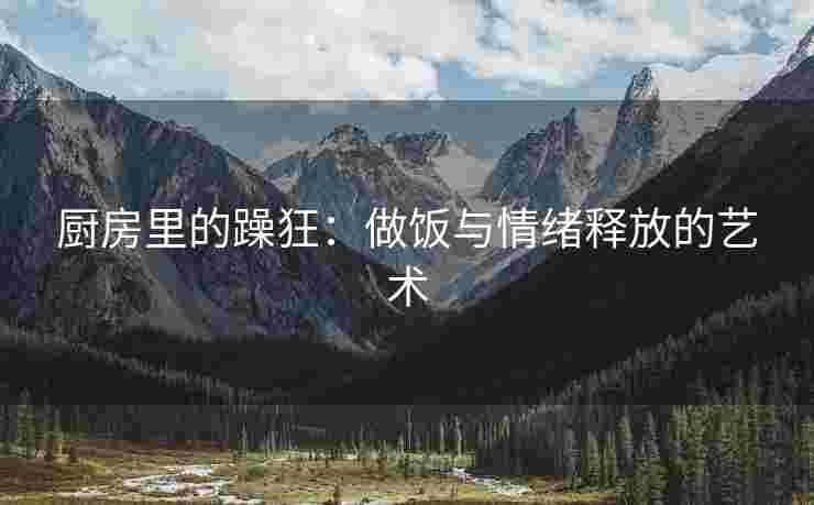 厨房里的躁狂：做饭与情绪释放的艺术