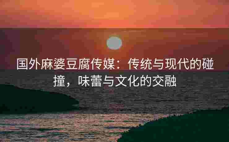 国外麻婆豆腐传媒：传统与现代的碰撞，味蕾与文化的交融