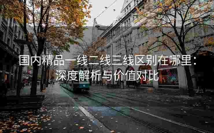 国内精品一线二线三线区别在哪里：深度解析与价值对比