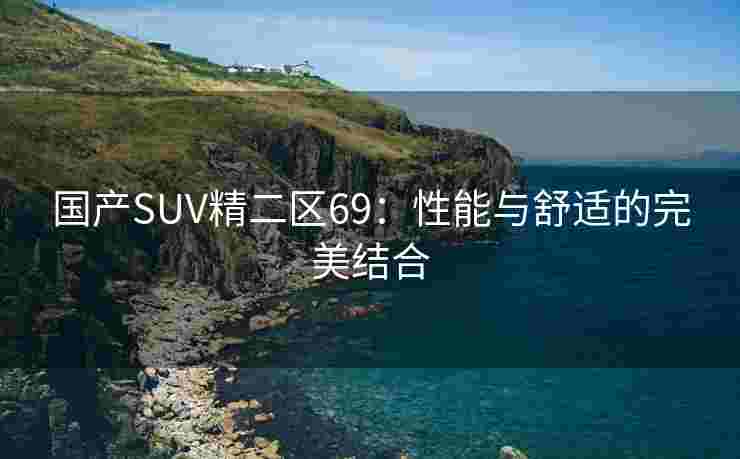 国产SUV精二区69：性能与舒适的完美结合