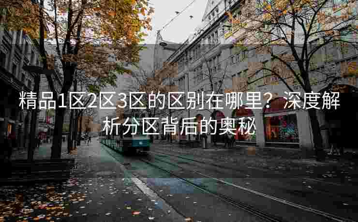精品1区2区3区的区别在哪里？深度解析分区背后的奥秘